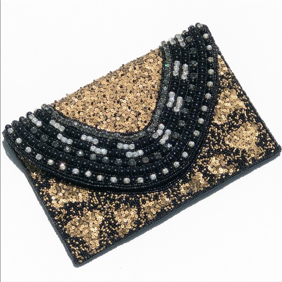 Black Clutch With 18KGP Base Metals - Picture 5 of 8